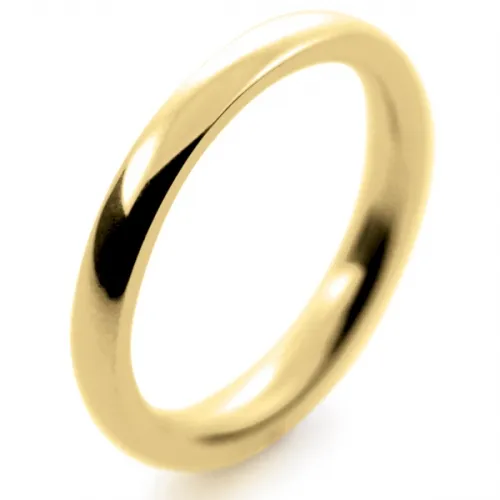 Court Very Heavy -  2.5mm (TCH2.5Y) Yellow Gold Wedding Ring